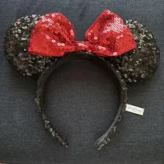 ミニーカチューシャ スパンコール ディズニー
