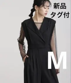 【新品】atlo シアートップス オールインワン パンツドレス　結婚式
