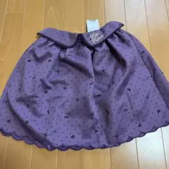 axes femmeキッズ　リボン柄フロッキースカパン新品