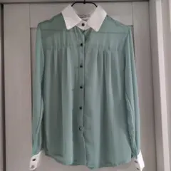 長袖シアーシャツ