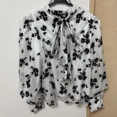 INGNI ボウタイブラウス 花柄 長袖