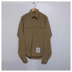美品 DSCP ボタンアップシャツ 長袖 サイズ14 1/2×37 メンズS位