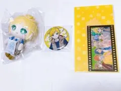 プロセカ　鏡音レン　はぴこれ　ぬいぐるみ　缶バッジ　チケットホルダー