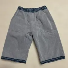 ファミリア　チェックパンツ　リバーシブル　110 現行品