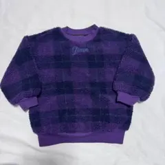 GREENLABEL グリーンレーベル　キッズ　ニット　サイズ115 パープルのサムネイル