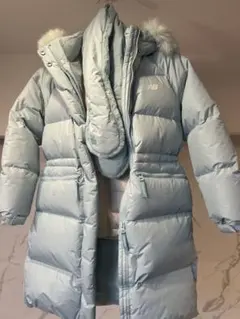 ニューバランス　キッズ　ダウンベスト付き　ファーロングダウン　ミント　NB