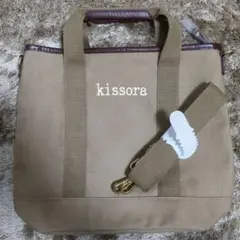 kissora キソラ ショルダー トートバッグ 2way カーキ キャンバスのサムネイル
