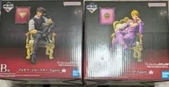 一番くじ　ジョジョワールド　B賞ジョセフ　フィギュア　E賞ジョルノ　フィギュア