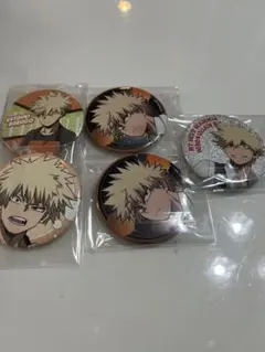爆豪勝己 グリッター缶バッジ 花やしきver. ヒロアカ コラボ - メルカリ