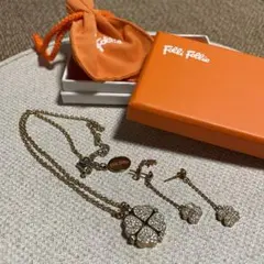 フォリフォリ ネックレス&ピアス セット