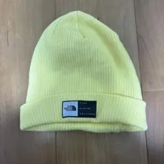 THE NORTH FACE ノースフェイス ボックスロゴ ニット帽 イエロー