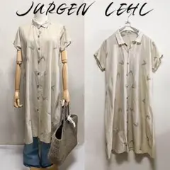たま 様専用JURGEN LEHL シルクコットン ジャムダニ織 刺繍 ワンピ