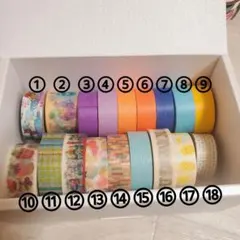 マスキングテープ 18点セット