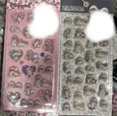 mofusand シール 2枚セット ぷっくり ステッカー