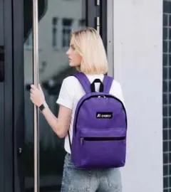 【新品・タグ付】エベレストリュック❤️紫 バックパック通学 ✨アウトドア ✨軽量のサムネイル