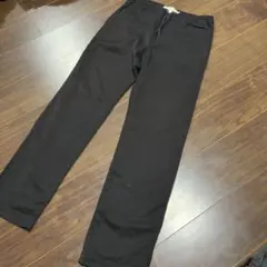 美品！H&M メンズ　チノパンスラックス 黒 ウエストゴム パンツ　サイズ28のサムネイル