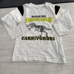 恐竜・車デザイン長袖カットソー FILA・ブルドーザー長袖カットソー