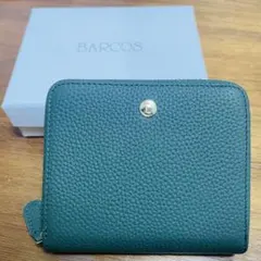 BARCOS ダークグリーン 二つ折り財布