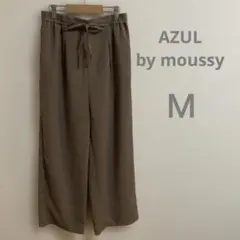 AZUL by moussy ブラウン ワイドパンツ M