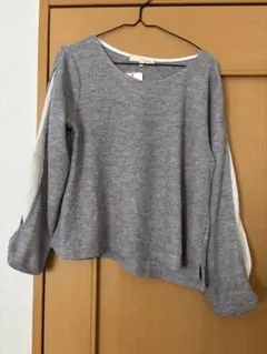 【新品】pink adobe リブ編み長袖ニット Lサイズ