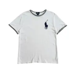 ポロバイラルフローレン ビッグポニー 半袖Tシャツ L(14-16) ボーダー