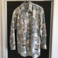 90s 総柄シャツ　長袖のサムネイル