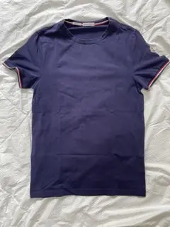 MONCLER ネイビー スリムフィット Tシャツ