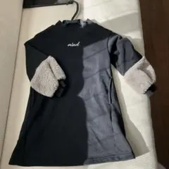 ブラックトレーナー　チュニック