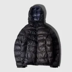 《美品》モンベル アルパインダウンパーカ ドローコード 黒 短丈 Y2K 00sのサムネイル