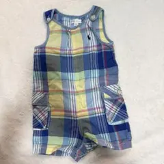 Ralph Lauren ラルフローレン チェック柄ロンパース