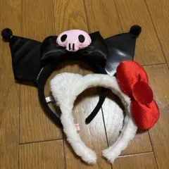 サンリオピューロランド　キティ　クロミ　カチューシャセット