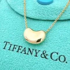 あ*こ様 美品✨ ティファニー ネックレス ビーン ゴールド 18K - メルカリ