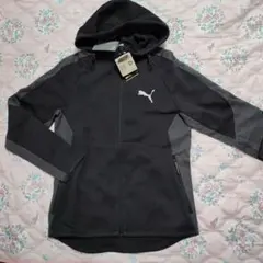 新品メンズL PUMAプーマ EVOSTRIPE フルジップ スウェットパーカー