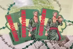 【ONE PIECE】ゾロ　ダイカットステッカー　麦わらストア池袋店限定ver