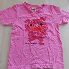Shurijo Castle Park シーサー柄 Tシャツ 110cm