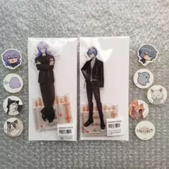 にじさんじ 星導ショウ 小柳ロウ まねきねこ コラボ　アクリルスタンド シール