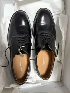 Maison Margiela クラック ヴィンテージ ダービーシューズ 黒43 Maison Margiela☆クラック ヴィンテージ ダービーシューズ 黒43 靴