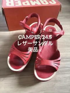 CAMPER レディース サンダル 赤のサムネイル
