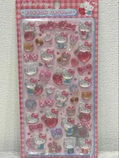 ミ*ウ様 新品 サンリオ ハローキティ ボンボンドロップシール