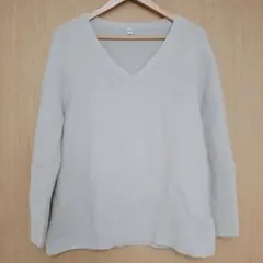UNIQLO / 3DコットンブレンドVネックセーター