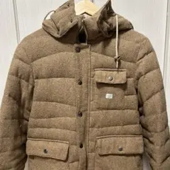 今だけ限定価格！フード付きブラウン キルティングジャケット