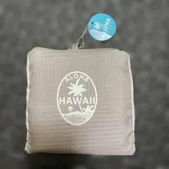 ハワイ　abcストア限定　折りたたみエコバッグ　Aloha Hawaii グレー