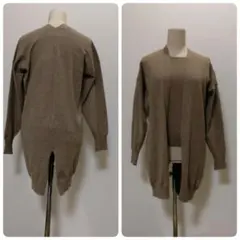 ロペピクニック　アンサンブル　ニット　ロング　３８　Ｍ　ノースリーブセーター