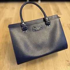 kate spade ネイビー トートバッグ