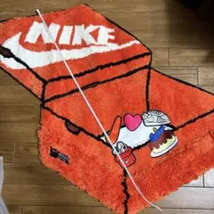 美品 ナイキロゴ 箱型ラグ BOXデザイン｜ノベルティ非売品・レアアイ