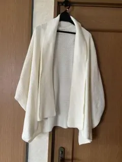 ポンチョ　カーディガン