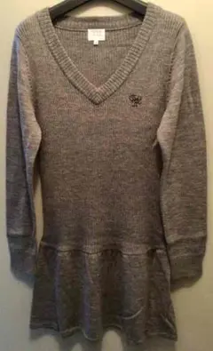 【大幅値下げ】春秋冬 TK ワンピース ミニ セーター グレイ シンプル