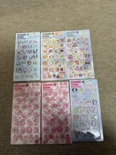 CandyGem キャンディジェムシール6枚セット まとめ売り