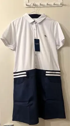 【最終値下げ】タグ付き未使用品　アーノルドパーマー　ゴルフウェアワンピ　Lサイズ