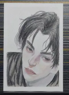 色鉛筆画 人物
